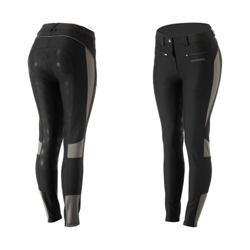 Equinavia Women's Hanna Full Seat Breeches - Black/Grey