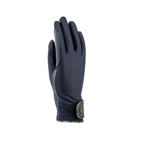 Shires Aubrion Kids' Aero Flexfit Riding Gloves - Navy