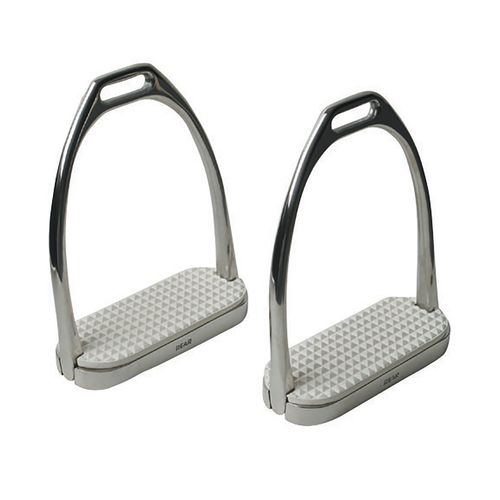 Korsteel Stainless Steel Knife Edge 1 Way Swivel Stirrups