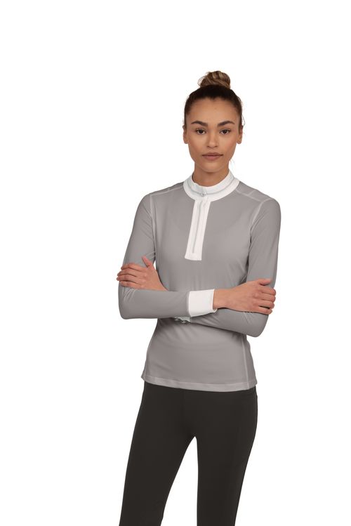 Chestnut Bay Women's SkyCool Long Sleeve Show Shirt - Ash