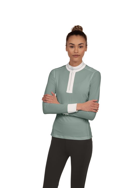Chestnut Bay Women's SkyCool Long Sleeve Show Shirt - Sage