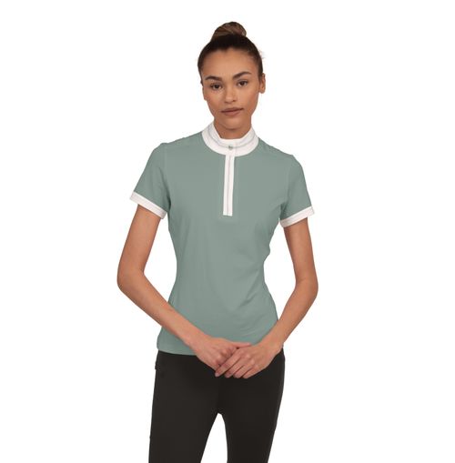 Chestnut Bay Women's SkyCool Short Sleeve Show Shirt - Sage