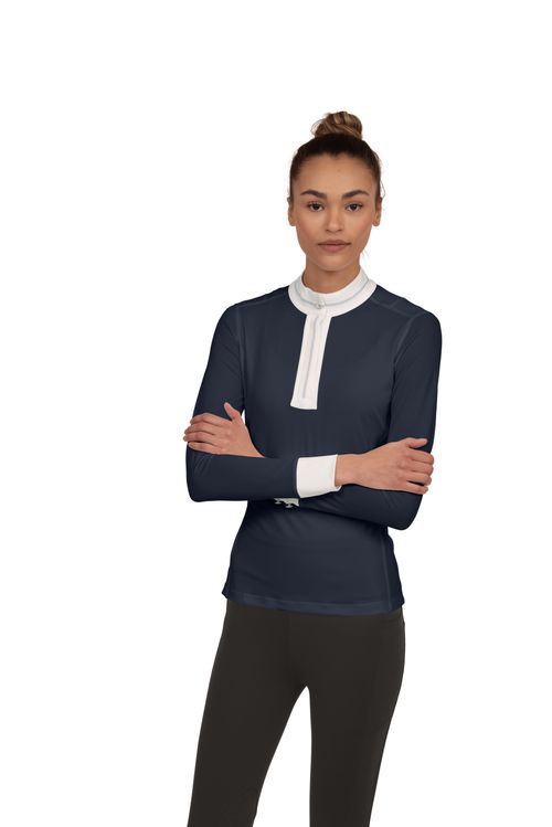 Chestnut Bay Women's SkyCool Long Sleeve Show Shirt - Nightsky