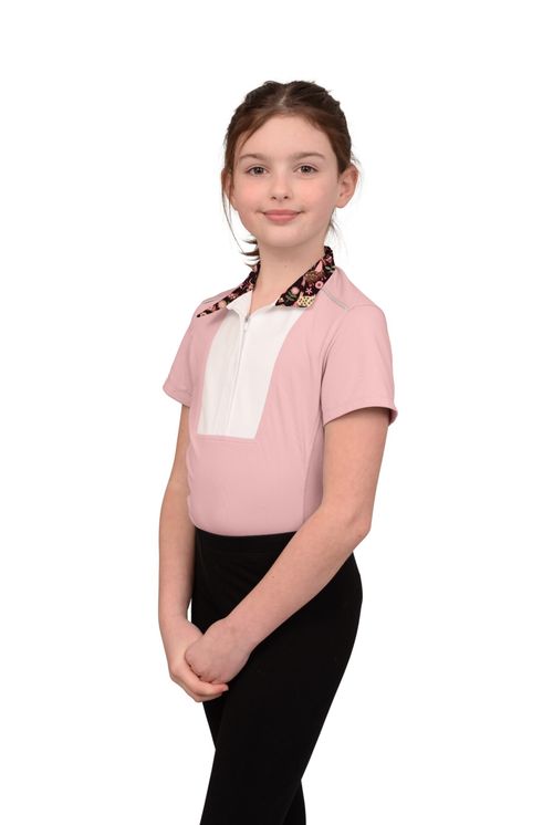 Chestnut Bay Kids' SkyCool Liberty Sport Short Sleeve Show Shirt - Blush(2023)