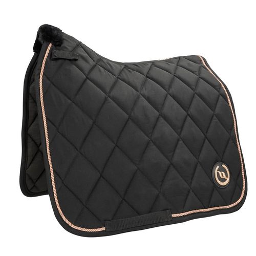 Back on Track Haze Collection Dressage Saddle Pad Dressage - Black/Rose Gold