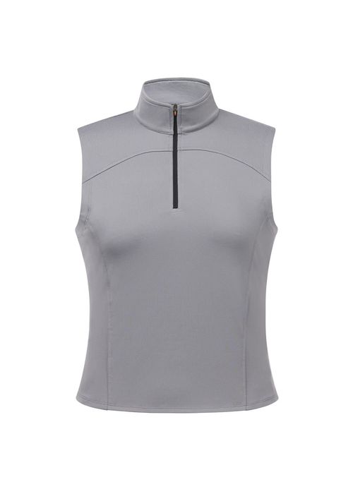 Kerrits Women's Quarter Zip Sleeveless Performance Top - Dove