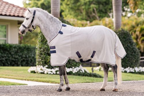Amigo Pony Bug Rug - Silver/Lime/Navy/Pink/Blue