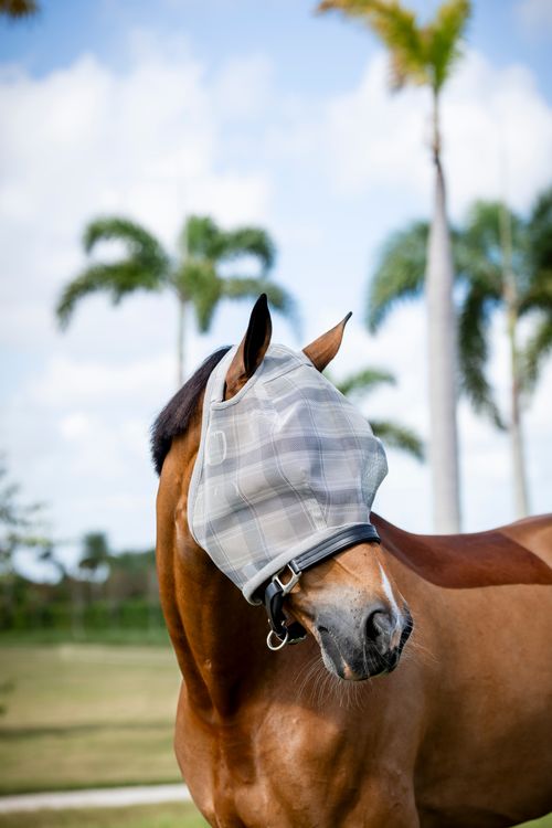 Horseware Newmarket No Ears Fly Mask - Witney Charcoal