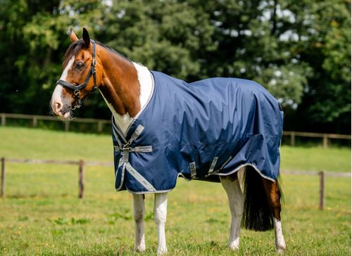 Amigo 1200D XL Turnout 50g - Navy/Titanium Grey/Silver