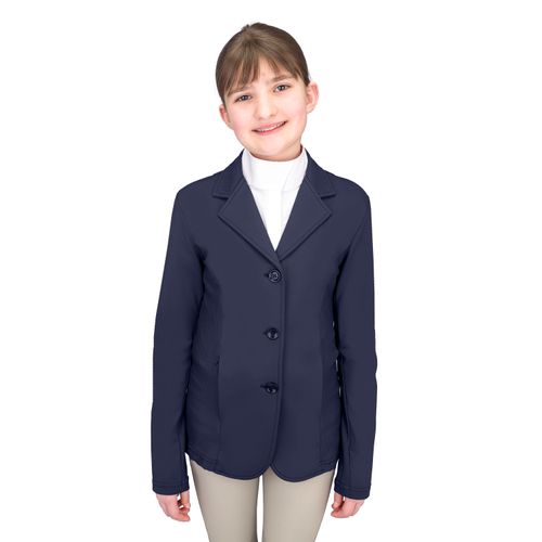 Ovation Kids' Mesh Hybrid Show Coat - Navy