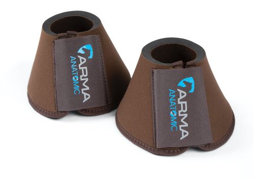 BARGAIN BARN: Shires ARMA Neoprene Over Reach Boots - Horse - Brown