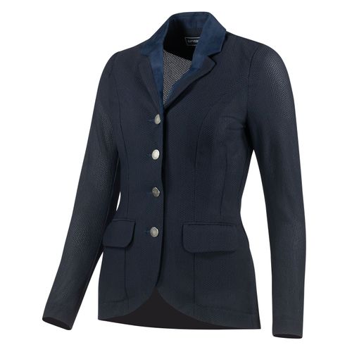 OPENBOX: B Vertigo Women's Gabrielle Mesh Show Jacket - EU 44/US 14 - Navy Dark Blue