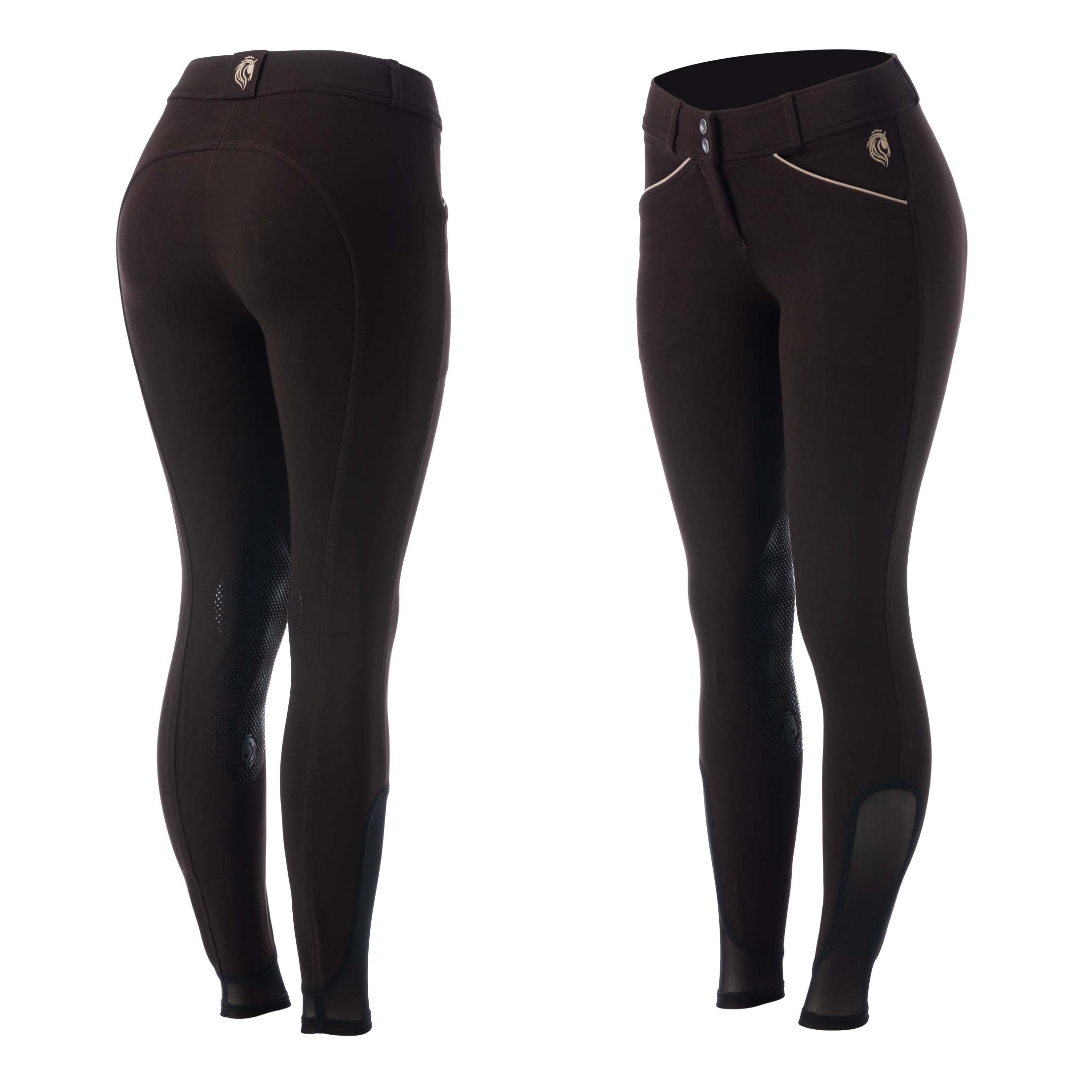 BARGAIN BARN: Women's Astrid Silicone Knee Patch Breeches BARGAIN BARN: Women's Astrid Silicone Knee Patch Breeches