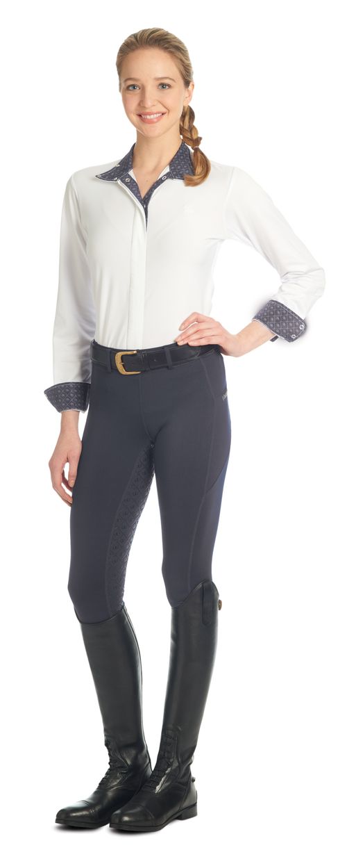 BARGAIN BARN: Ovation Women's Aerowick GripTec Full Seat Tight - Small - Charcoal