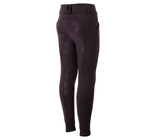OPENBOX: Equinavia Kids' Greta Winter Full Seat Breeches - 12 - Grape Purple
