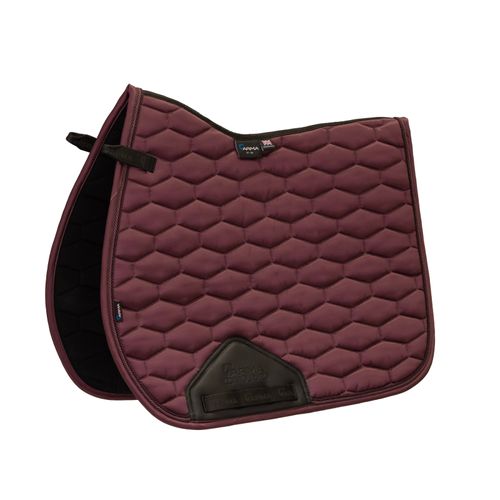 Shires ARMA Satin AP Saddle Pad - Black Cherry
