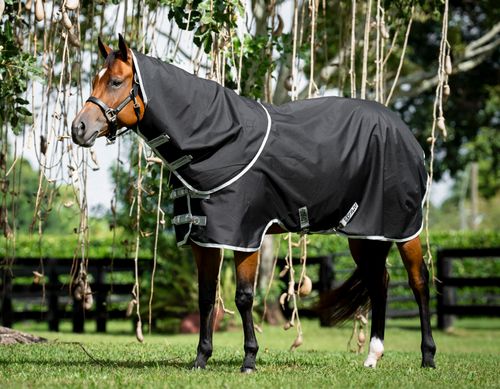 Amigo Ripstop 900D Stock Horse Plus Turnout 0g - Black/Silver