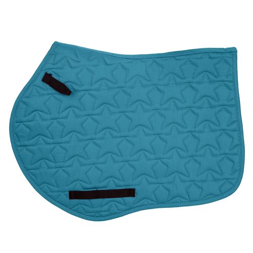 Equistar Star Quilt A/P Saddle Pad - Teal Blue