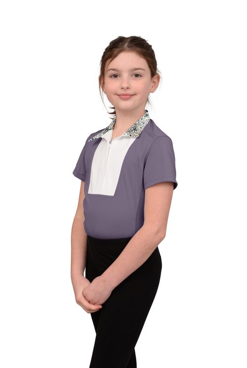 Chestnut Bay Kids' SkyCool Liberty Sport Short Sleeve Show Shirt - Jasper