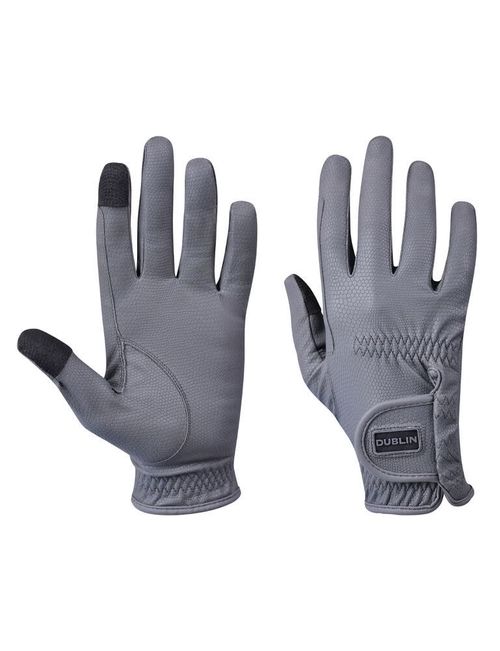 Dublin Everyday Riding Gloves - Grey