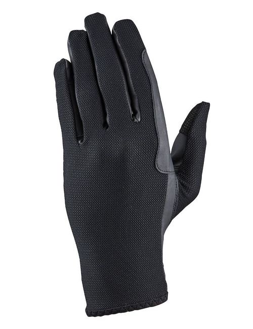 Dublin Pull On Cool Mesh Riding Gloves - Black