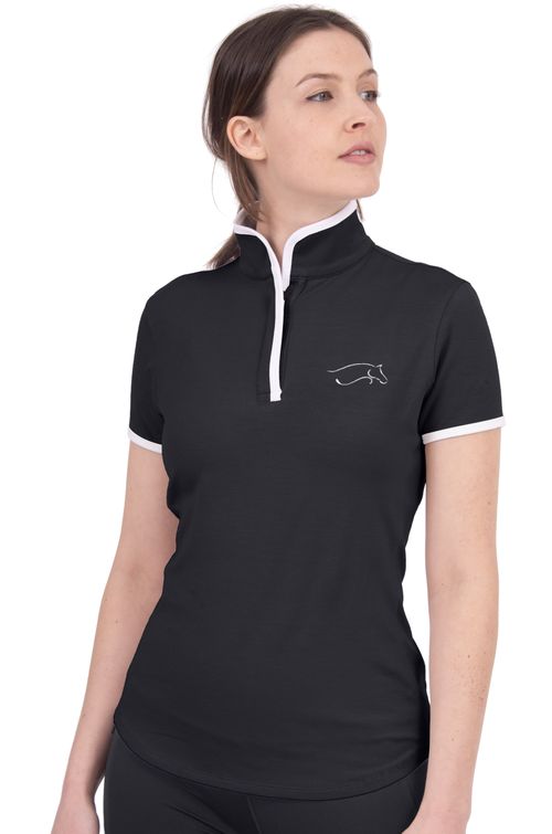 Chestnut Bay Women's S2S Convertible Polo - Black