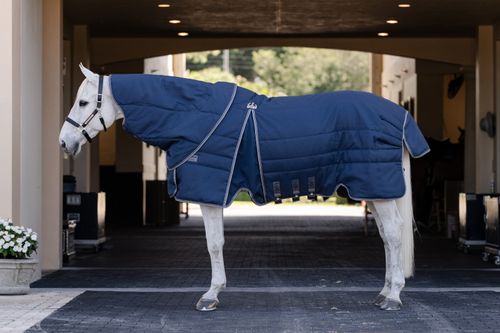 Rambo Optimo Stable Plus 400g - Navy/Thunderstorm Grey/Silver