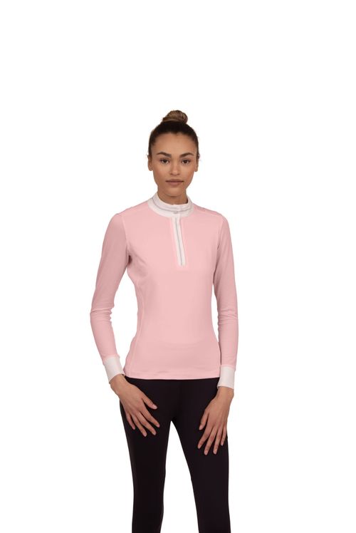 READY TO SHIP: Chestnut Bay Women's SkyCool Long Sleeve Show Shirt - X Large - Blush