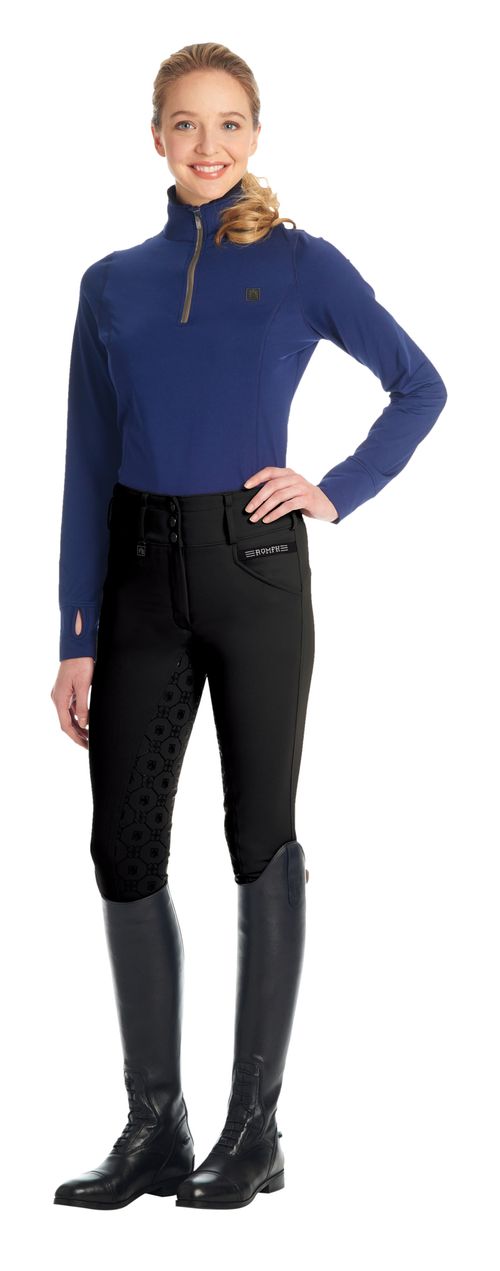 BARGAIN BARN: Romfh Women's Isabella Full Seat Full Grip - 44 Regular - Black