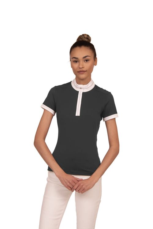 READY TO SHIP: Chestnut Bay Women's SkyCool Short Sleeve Show Shirt - X Small - Raven (2023)