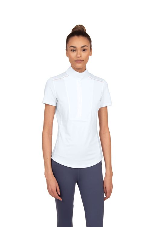 READY TO SHIP: Chestnut Bay Women's SkyCool Liberty Sport Short Sleeve Show Shirt - Small - White (2023)