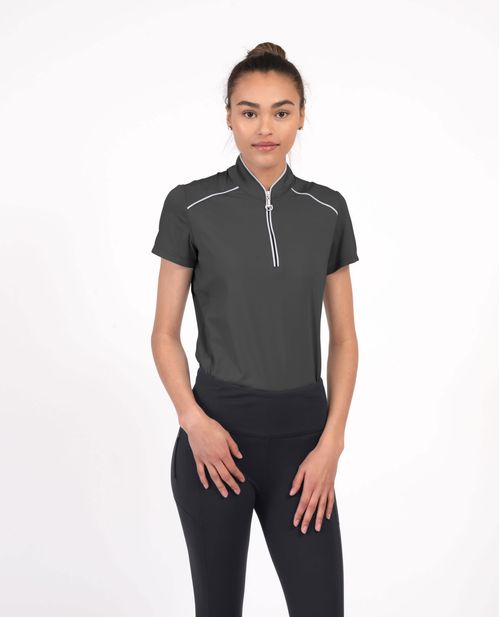 READY TO SHIP: Chestnut Bay Women's Performance Rider SkyCool Sport Short Sleeve Shirt - XX Large - Raven (2023)