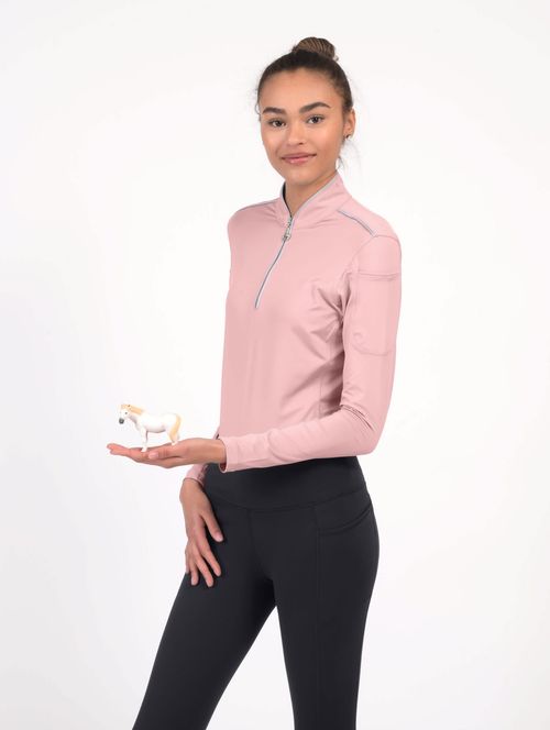 READY TO SHIP: Chestnut Bay Women's Performance Rider SkyCool Long Sleeve Shirt - Small - Blush (2023)