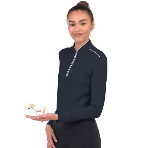 READY TO SHIP: Chestnut Bay Women's Performance Rider SkyCool Long Sleeve Shirt - X Large - Nightsky (2023)