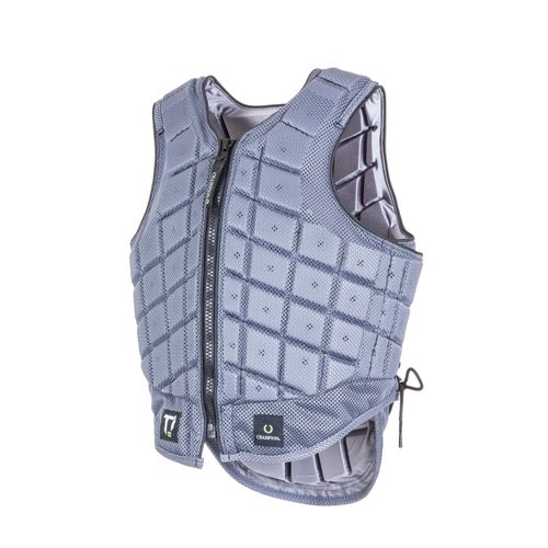 READY TO SHIP: Champion Kids' Titanium Ti22 Youth Slim Body Protector - Small Regular - Gun Metal