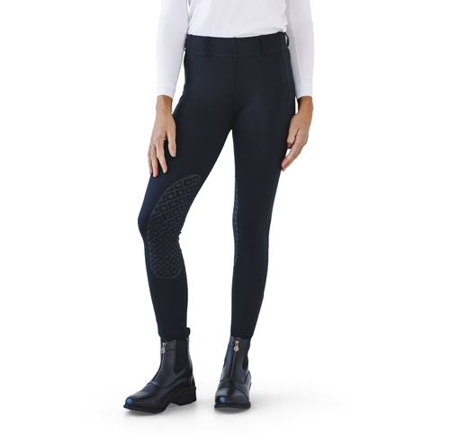 Ovation Women's Aerowick GripTec Knee Patch Tight - Black