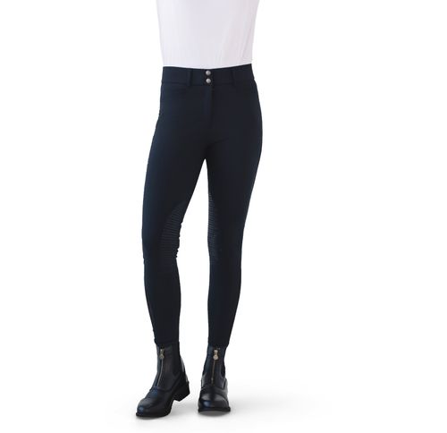 Ovation Women's Elegance Dynamic Knee Patch Breeches - Black