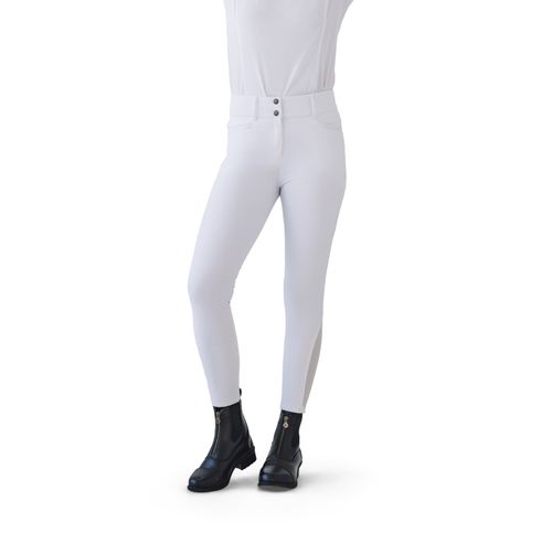 Ovation Women's Elegance Dynamic Full Seat Breeches - White