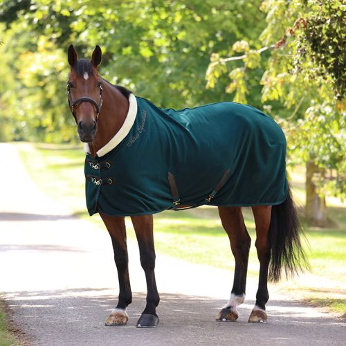 Shires Deluxe Fleece Rug - Green