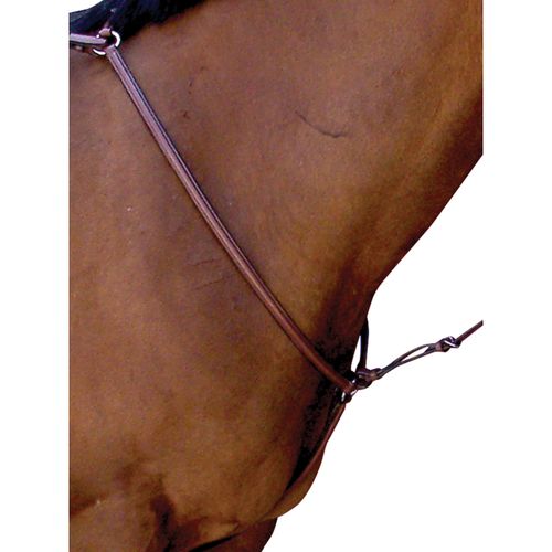 BARGAIN BARN: Passport Plain Raised Breastplate - Horse - Mahogany