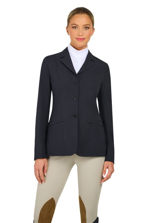 BARGAIN BARN: RJ Classics Women's Sloane Show Coat - 14 Regular - Black