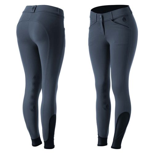 OPENBOX: Equinavia Women's Astrid Silicone Knee Patch Breeches - 22 - Moon Indigo Blue/Navy