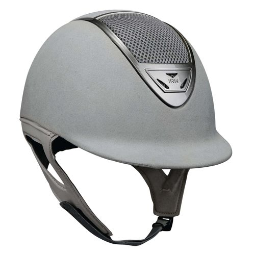 OVERSTOCK: IRH IR4G XLT Helmet - X Large (7 3/8 - 7 1/2) - Dove Grey Suede/Titanium