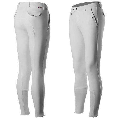 OPENBOX: Horze Men's Grand Prix Full Seat Breeches - EU 44/US 28 - White