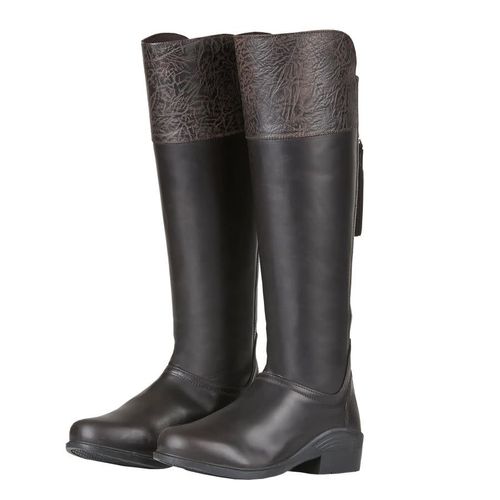 OPENBOX: Dublin Women's Feale Boots - 7 Regular - Dark Brown