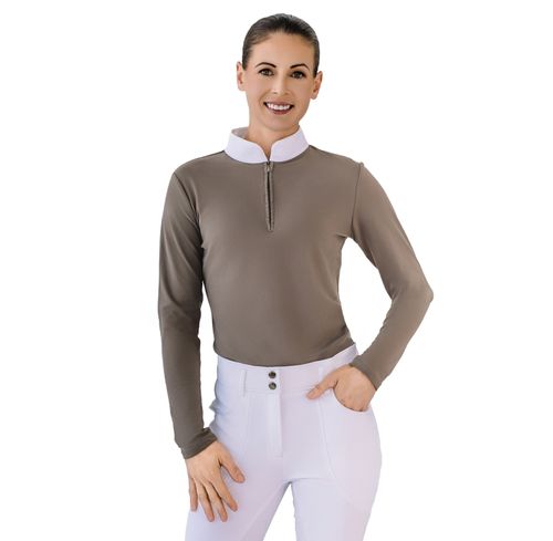 Catago Women's Vinica Long Sleeve Half Zip Top - Falcon
