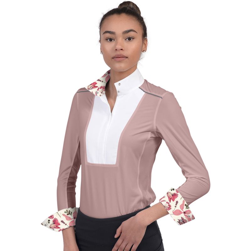 Chestnut Bay SkyCool® Liberty Show Chemise à manches longues, Ciel de