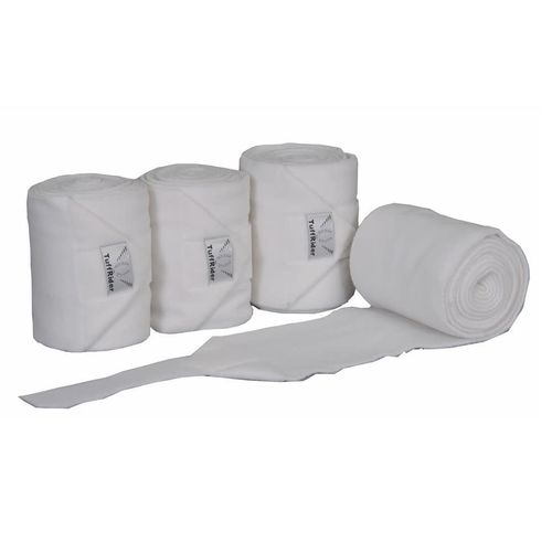 TuffRider Horse Fleece Polo Bandages - White