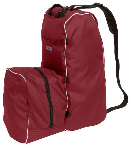 Chestnut Bay Quilted Lined Boots Helmet Carry All - Cabernet