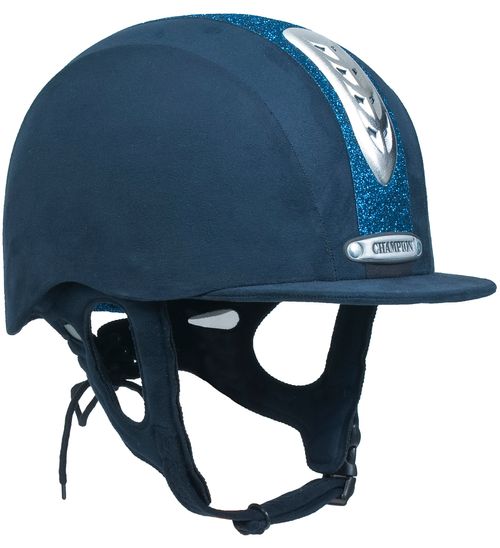 READY TO SHIP: Champion X-Air Dazzle Plus Helmet - 7 1/2 - Navy/Navy Sparkle
